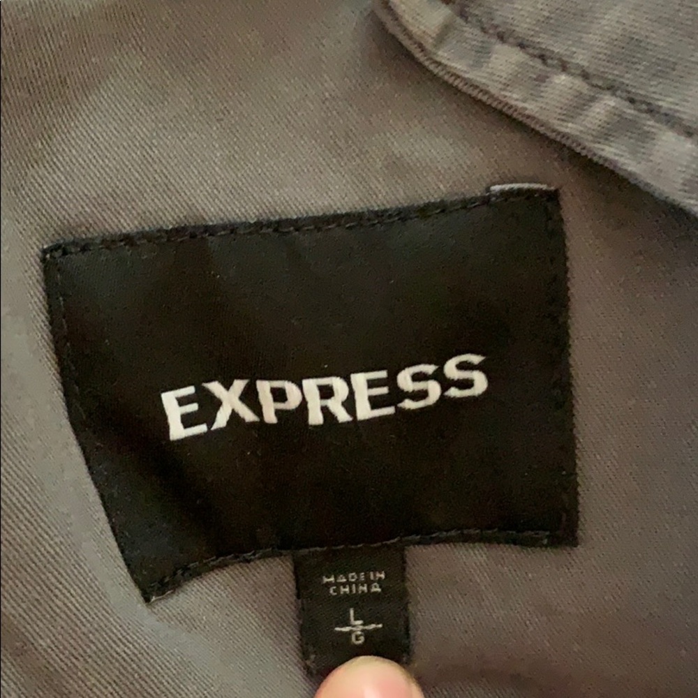 Express Gray Coat Jacket - image 3